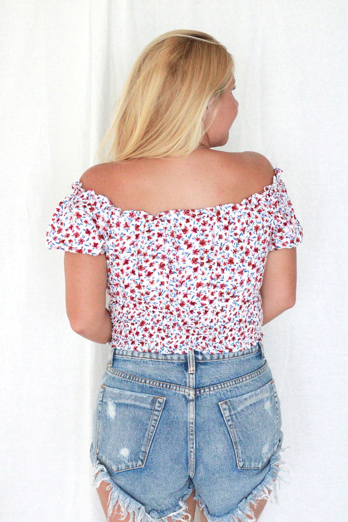 Belmont Floral Top