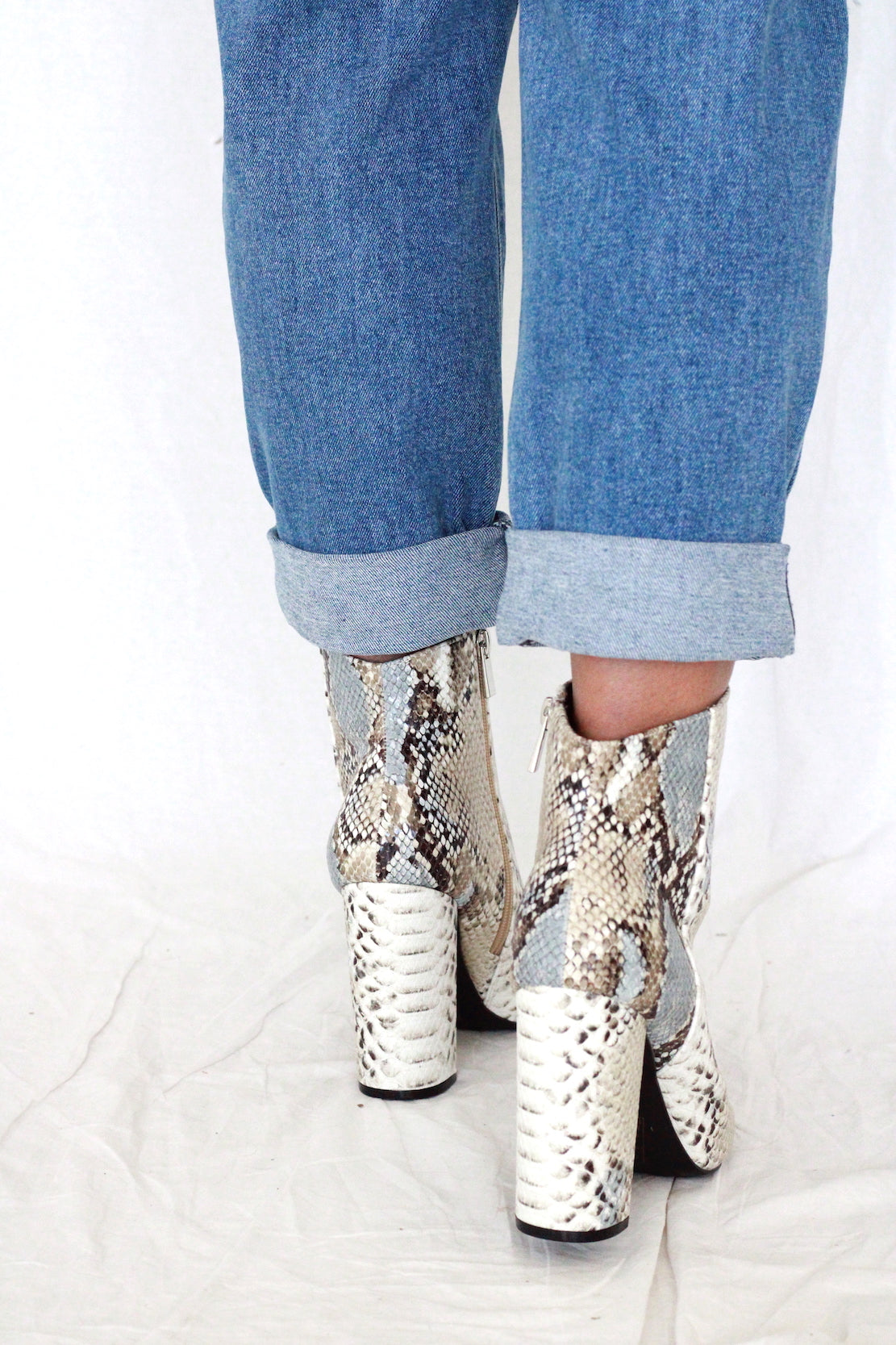Signal Booties- Python | Dressed By Ness Boutique