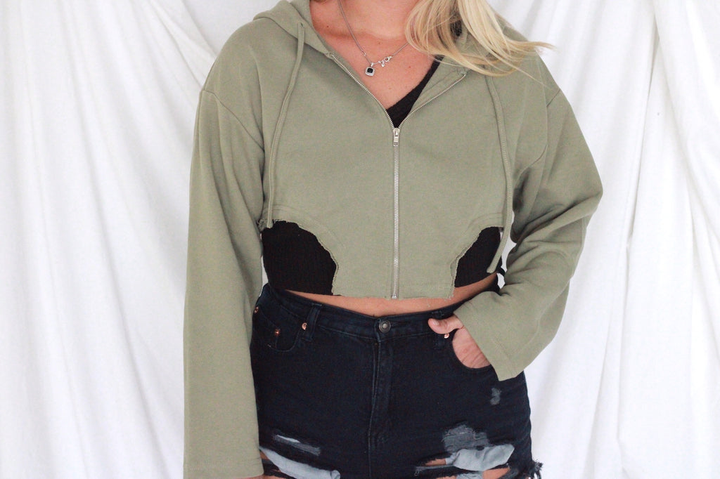 Just Relax Cropped Sweatshirt